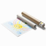 Smiling Sun Watercolor Print - Nursery Wall Art for Kids