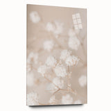 Large abstract wall art on acrylic glass, featuring swirling blue and white patterns, ideal for bedroom or dining room decor.