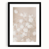 Extra large abstract art print with vibrant, colorful textures on a black framed canvas, ideal for living room decor.