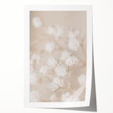 Extra large rolled print featuring a vibrant floral design on a white background, ideal for dining room wall art.