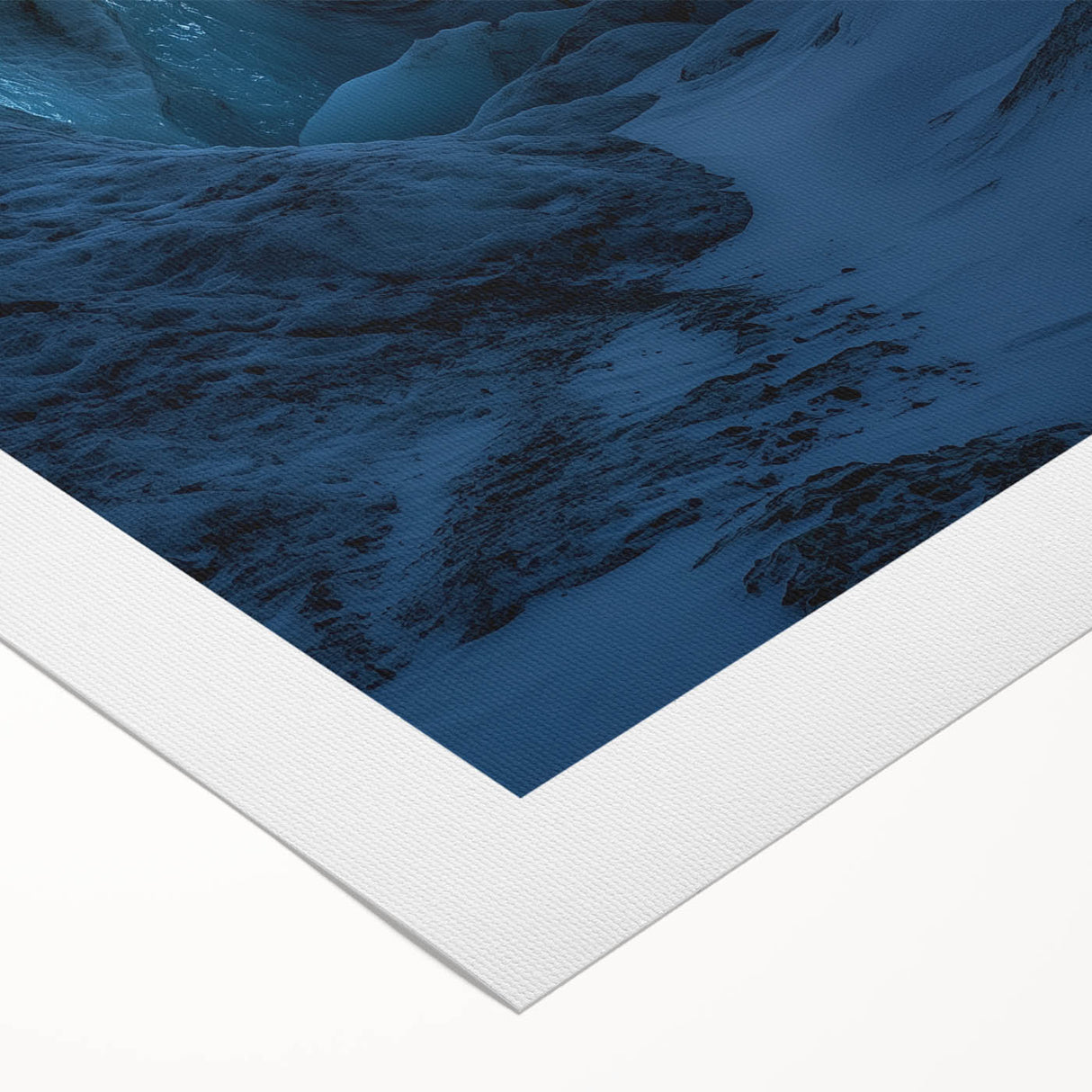 Vibrant rolled canvas artwork showcasing dramatic cliffs and landscapes in rich colors, designed for wall decor, securely packaged in a protective tube.