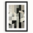 Contemporary Dining Room Wall Art – Geometric Canvas Print