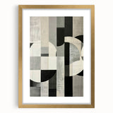 Contemporary Dining Room Wall Art – Geometric Canvas Print