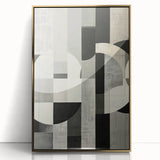 Contemporary Dining Room Wall Art – Geometric Canvas Print