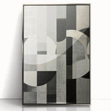 Contemporary Dining Room Wall Art – Geometric Canvas Print
