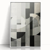 Contemporary Dining Room Wall Art – Geometric Canvas Print