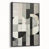 Contemporary Dining Room Wall Art – Geometric Canvas Print