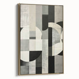 Contemporary Dining Room Wall Art – Geometric Canvas Print