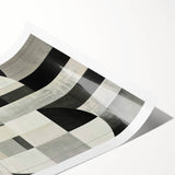 Contemporary Dining Room Wall Art – Geometric Canvas Print