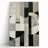 Contemporary Dining Room Wall Art – Geometric Canvas Print