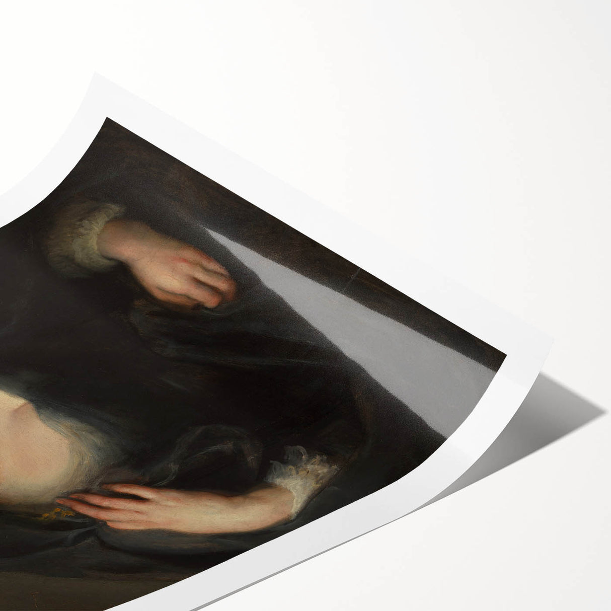 Rococo Art Print – Detailed Antique Art for Classic Décor