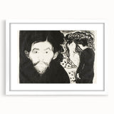 Expressionism Wall Art - Jealousy I by Edvard Munch (1896)