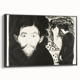 Expressionism Wall Art - Jealousy I by Edvard Munch (1896)