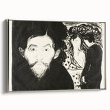 Expressionism Wall Art - Jealousy I by Edvard Munch (1896)