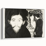 Expressionism Wall Art - Jealousy I by Edvard Munch (1896)