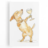 Black and white stretched canvas featuring a stylized coffee cup design, ideal for kitchen wall art.