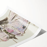 Impressionism Wall Art - Woman in Travel Costume - Elegant Art Sketch Print