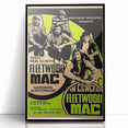 Fleetwood Mac Retro Poster - Vintage Prints & Classic Concert Art