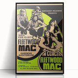 Fleetwood Mac Retro Poster - Vintage Prints & Classic Concert Art
