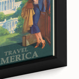 Retro Washington D.C. Poster – Vintage American Travel Art
