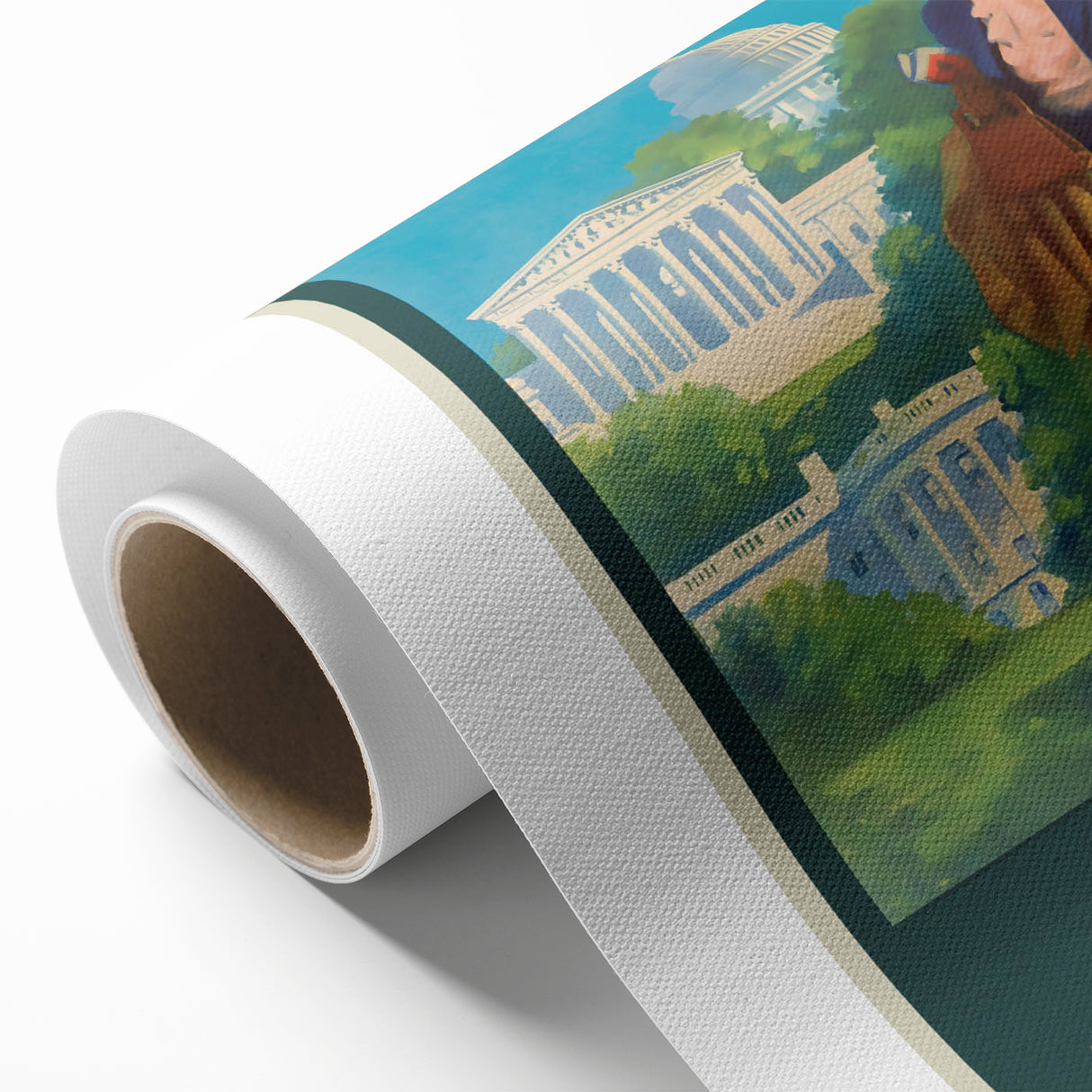 Retro Washington D.C. Poster – Vintage American Travel Art