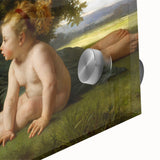 Classical Realism Painting - Temptation (1880) Realism Art Canvas Print