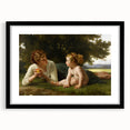 Classical Realism Painting - Temptation (1880) Realism Art Canvas Print
