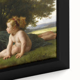 Classical Realism Painting - Temptation (1880) Realism Art Canvas Print