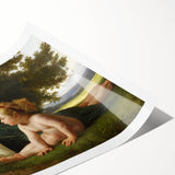 Classical Realism Painting - Temptation (1880) Realism Art Canvas Print