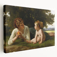 Classical Realism Painting - Temptation (1880) Realism Art Canvas Print