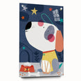 Starry Night Dog - Kids Wall Art Prints Boys Room Wall Art