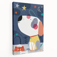 Starry Night Dog - Kids Wall Art Prints Boys Room Wall Art