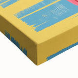 Striped Cat Illustration Print - Kids Room Art Prints