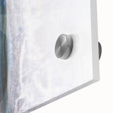 Close-up of an abstract landscapes wall art piece, showcasing vibrant colors and intricate textures on acrylic glass, perfect for modern home decor.