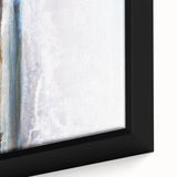 Close-up view of a framed abstract landscape wall art piece showcasing vibrant colors and intricate textures, perfect for modern home decor. Ideal for enhancing living spaces with artistic flair while adding a touch of contemporary elegance.