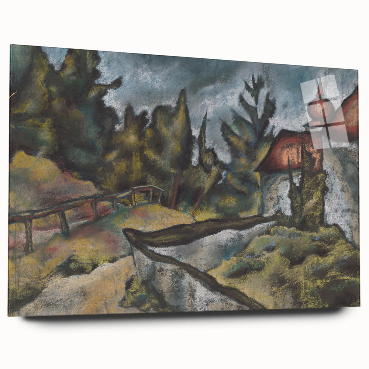 Expressionism Wall Art - Košice Calvary by Konštantín Bauer