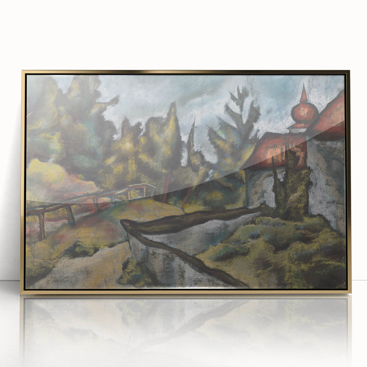 Expressionism Wall Art - Košice Calvary by Konštantín Bauer