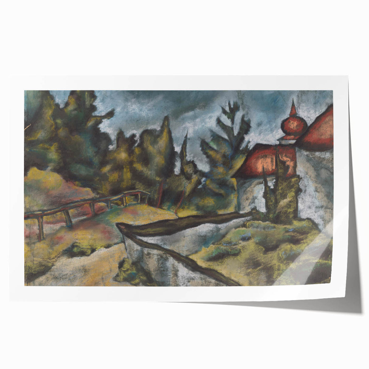 Expressionism Wall Art - Košice Calvary by Konštantín Bauer
