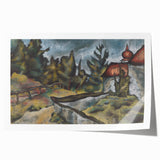 Expressionism Wall Art - Košice Calvary by Konštantín Bauer