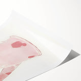 Extra large wall art featuring line art flowers in black on white, rolled print, ideal for large living room wall decor.