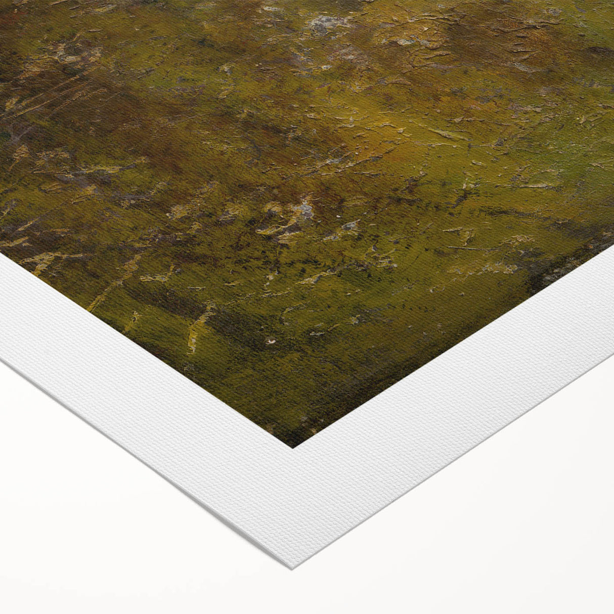 Impressionism Wall Art - Abstract Landscape in Nature - Textured Park Scene Print