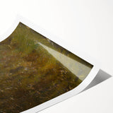 Impressionism Wall Art - Abstract Landscape in Nature - Textured Park Scene Print