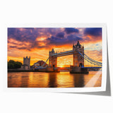 Landscape bridge rolled print showcasing a vibrant, detailed depiction of a serene natural scene, expertly crafted with rich colors and textures, perfect for home decor.