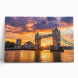 Landscape canvas print depicting a serene bridge scene, showcasing lush greenery and calm waters. Ideal for enhancing home decor with nature-inspired art.
