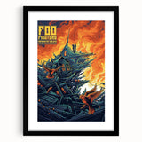 Foo Fighters Retro Wall Art - Vintage Prints & Concert Poster