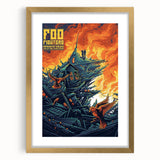 Foo Fighters Retro Wall Art - Vintage Prints & Concert Poster