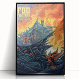 Foo Fighters Retro Wall Art - Vintage Prints & Concert Poster