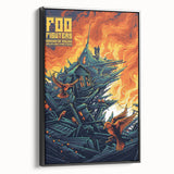 Foo Fighters Retro Wall Art - Vintage Prints & Concert Poster