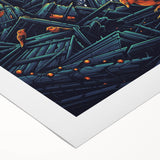 Foo Fighters Retro Wall Art - Vintage Prints & Concert Poster