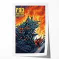 Foo Fighters Retro Wall Art - Vintage Prints & Concert Poster